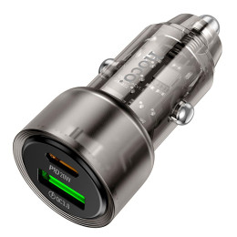 Адаптер автомобільний Hoco Spacious Car charger Z52 |1USB/1Type-C, 38W/3A, PD/QC| Адаптер автомобільний Hoco Spacious Car charger Z52 |1USB/1Type-C, 38W/3A, PD/QC|