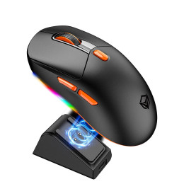 Миша MEETION Wired+2.4G+Bluetooth Gaming Mouse With Charing Base GW38 |6 Keys, 8000dpi, 30-60h, RGB|