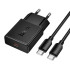 Адаптер мережевий HOCO C to C cable Speed single-port PD ultra-thin charger set N74 |1Type-C, 25W/3A, PD/QC|