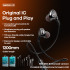 Навушники REAMX Lightning Metal Wired Earphone for Music & Call RM-655i |1.2M|