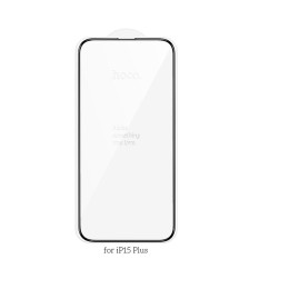 Захисне скло для iPhone15 Plus HOCO Nano 3D full screen edges protection tempered glass (A12 Plus)