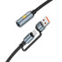Кабель комбо HOCO USB / Type-C to cigarette Lighter adapter cable UA38B |0.3M|