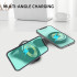 Зарядка Qi 2 in 1 Transparent Magnetic Wireless Charger Q4A |15W, Phone/AirPods|