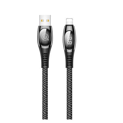 Кабель Usams Lightning Digital Display US-SJ368 U36 |1.2M, 2A|