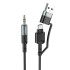 Кабель Hoco Type-C + USB 2-in-1 digital audio conversion cable UPA23 |1m, DAC|