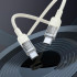 Кабель HOCO Spirit Type-C to Type-C transparent charging data cable U129 |60W/3A, 1.2M|