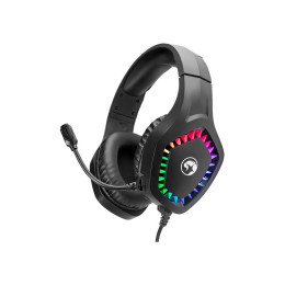 Навушники MARVO Wired Headset H8360 |USB+3.5mm, RGB|
