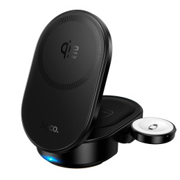 Зарядка Qi2 HOCO Pole 3-in-1 magnetic wireless fast charger CQ23 |25W|