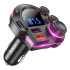 Адаптер автомобільний HOCO Legend car BT FM transmitter DFM01 |2USB/Type-C, PD/QC, 38W/3A|
