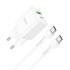 Адаптер мережевий HOCO Type-C to Type-C Cable founder charger set N28 |1USB/1Type-C, 20W/3A, PD/QC|