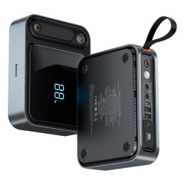 Пусковий пристрій (бустер) для авто Baseus Super Energy Ultra Jump Starter 3000A/26800mah |2USB/Type-C/DC, PD/QC, 100W/3A|