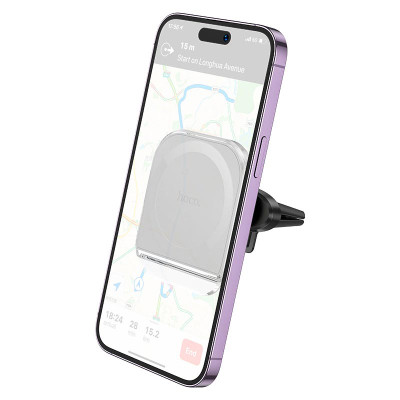 Утримувач HOCO Crystal ring magnetic car holder H42 (air outlet)