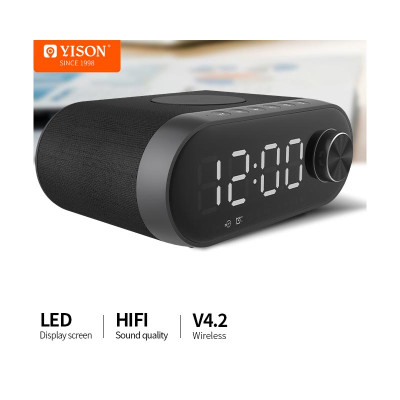Акустика YISON with Qi Charger LED LOCK WS-4