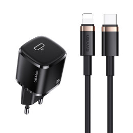 Адаптер мережевий USAMS T36 Type-C to Lightning cable Xfk Super Cube Series CC124 |1Type-C, 20W, PD|