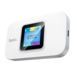 4G Портативный роутер HOCO Portable WiFi with display DQ12 (Europe Asia and Africa) |LTE, 150Mbps, 8h||