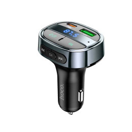 Адаптер автомобільний Hoco car BT FM transmitter E70 |2USB/Type-C, PD/QC, 30W/3A|