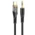 Кабель HOCO 3.5 mm to Type-C Transparent Discovery Edition Digital audio conversion cable UPA25 |1M|