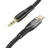 Кабель HOCO 3.5 mm to Type-C Transparent Discovery Edition Digital audio conversion cable UPA25 |1M|