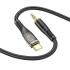 Кабель HOCO 3.5 mm to Type-C Transparent Discovery Edition Digital audio conversion cable UPA25 |1M|