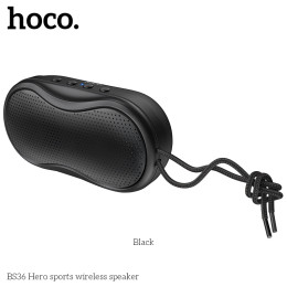 Акустика HOCO Hero sports BT5.0 TWS BS36 |AUX, TF CARD, FM, USB|