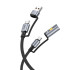 Кабель Hoco All-in-one charging data Cable USB / C to C / cigarette lighter U138 |1.2m, 60W/3A|