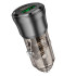 Адаптер автомобільний Borofone Journey car charger BZ25 |1USB/1Type-C, 38W/3A, PD/QC|