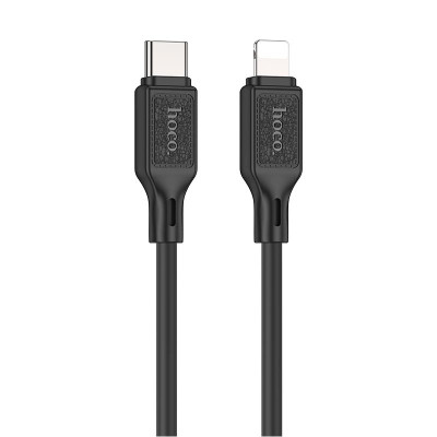 Кабель Hoco Type-C to Lightning cool silicone PD charging data cable X90 |1m, 20W, 3A|