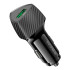 Адаптер автомобільний BOROFONE Solid single-port car charger BZ31 |1USB, 18W/3A, QC|