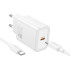 Адаптер мережевий HOCO gentle single port charger N60 (Type-C to Type-C Set) |1Type-C, 20W/3A, PD/QC|
