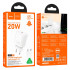 Адаптер мережевий HOCO gentle single port charger N60 (Type-C to Type-C Set) |1Type-C, 20W/3A, PD/QC|