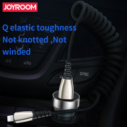 Кабель JOYROOM Lightning Nylon Waller Series Spring s-M391 |1.2m, 2.4A|