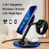 Зарядка Qi 3 in 1 Foldable Magnetic Wireless Charger X516 |15W, Phone/AirPods/iWatch|