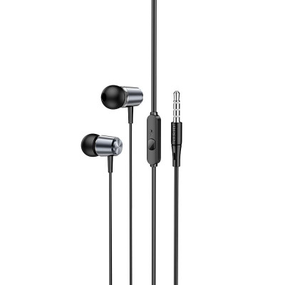 Навушники Hoco Spring metal universal earphones with mic M108
