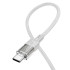 Кабель HOCO Spirit Type-C transparent charging data cable U129 |1.2m, 3A|