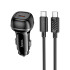 Адаптер автомобільний Hoco rank single port Car charger Z58 (Type-C to Type-C set) |1Type-C, 30W/3A,