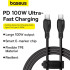 Кабель Baseus Type-C to Type-C Pudding Series Fast Charging Cable |100W, 1.2m|