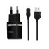Адаптер мережевий Hoco Lightning cable C12 |2USB, 2.4А|