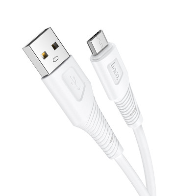 Кабель Hoco Micro USB Airy silicone charging data cable X58 |1m, 2.4A|