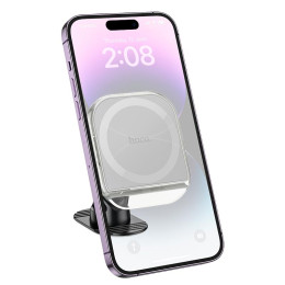 Утримувач HOCO Crystal ring magnetic car holder H43 (center console) Утримувач HOCO Crystal ring magnetic car holder H43 (center console)