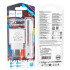 Адаптер мережний HOCO Micro USB Cable Fighter single port charger set C109A |1USB, 2.1A/10.5W|