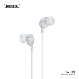 Навушники REMAX with Mic Wired Earphone RW-105 HD Mic