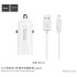 Адаптер автомобільний Hoco Lightning cable Z12 |2USB, 2.4A|