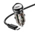 Адаптер автомобільний Hoco sight single Port Car charger Z53 (Type-C to Type-C set) |1Type-c, PD/QC, 30W/3A|