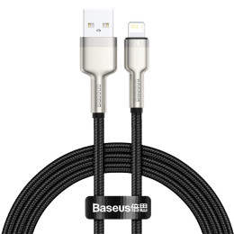 Кабель BASEUS Lightning Cafule Series Metal Data Cable |1M, 2.4A| (CALJK-A05)