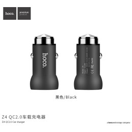 Адаптер автомобільний Hoco Z4 |1USB, 2А, QC2.0|