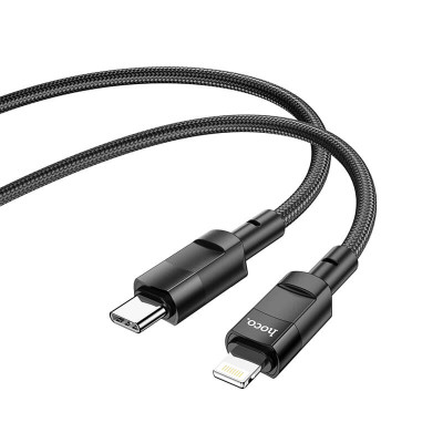 Кабель Hoco Type-C to Lightning Moulder PD charging data cable U106 |1.2m, 20W|