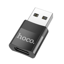Перехідник HOCO USB To Type-C female adapter UA17 |3A, USB2.0|