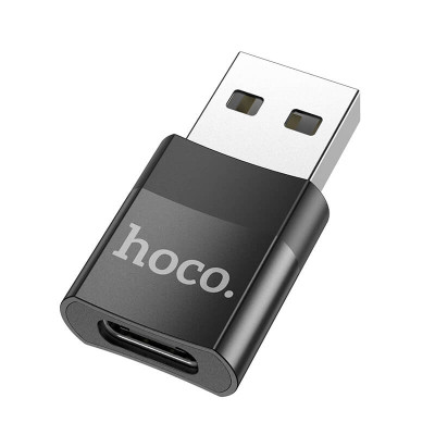 Перехідник HOCO USB To Type-C female adapter UA17 |3A, USB2.0|