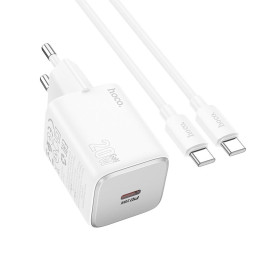 Адаптер мережевий Hoco Mighty single port charger N40 (Type-C to Type-C set) |1Type-C, 20W/3A, PD/QC| Адаптер мережевий Hoco Mighty single port charger N40 (Type-C to Type-C set) |1Type-C, 20W/3A, PD/QC|