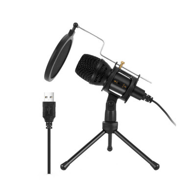 Мікрофон студійний настільний всенаправлений конденсаторний